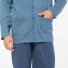 Pigiama Uomo Lungo Aperto 100% Cotone Karelpiu' 0197 -INTIMO OUTLET Saldi 197 1