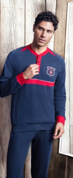 Pigiama Uomo Cotone 100% Nottingham Sport 24010 Outlet