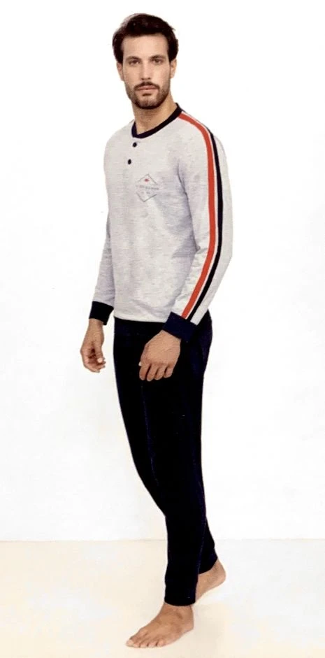 Pigiama Uomo Lungo 100% Cotone Jersey IL GRANCHIO 362 Prezzo Promozionale 3 Pigiama Uomo Lungo 100% Cotone Jersey IL GRANCHIO 362 Prezzo Promozionale