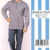 Pigiama Uomo Calibrato 100% Cotone Karelpiu' 4242 -INTIMO OUTLET Saldi 4242