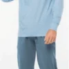 Pigiama Uomo Lungo Calibrato 100% Cotone Jersey Karelpiu' 0511 -INTIMO OUTLET Saldi 511 1 1