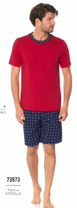 Pigiama Uomo CORTO 100% Cotone 73973 You365 Outlet
