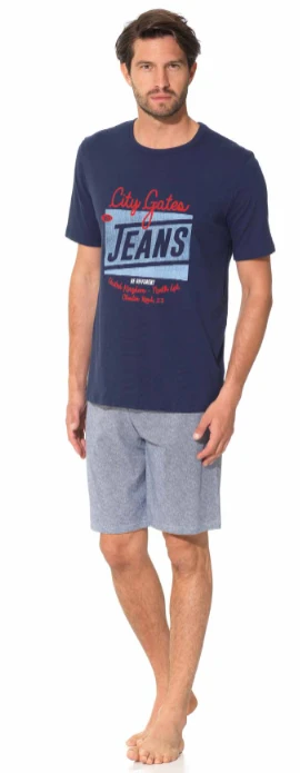 Pigiama Uomo CORTO 100% Cotone 73981 You365 Outlet 3 Pigiama Uomo CORTO 100% Cotone 73981 You365 Outlet