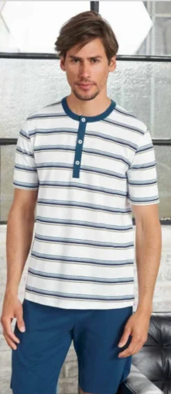 Pigiama Uomo Corto 100% Cotone You365 74386