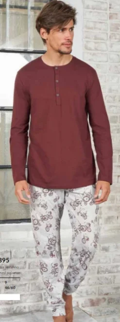 Pigiama Uomo 100% Cotone Jersey Leggero You365 74395