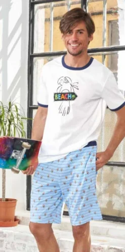 Pigiama Uomo Corto 100% Cotone You365 74397