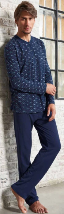 Pigiama Uomo 100% Cotone Jersey Leggero You365 74405