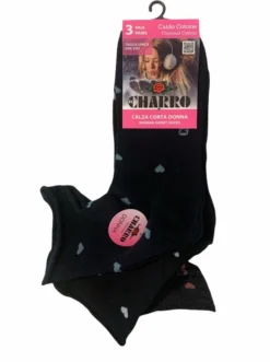 Calzino Corto Donna Caldo Cotone Invernale EL CHARRO Erika 76