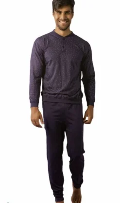 Pigiama Uomo Calibrato 100% Cotone Ciesseti 293 Maxi