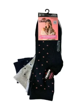 Calzino Corto Donna Caldo Cotone Invernale EL CHARRO Erika 80