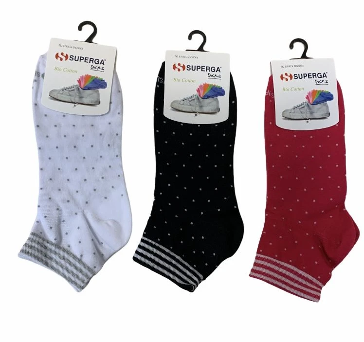 Calzino Donna Corto Bio Cotton Superga 1003 3 Calzino Donna Corto Bio Cotton Superga 1003