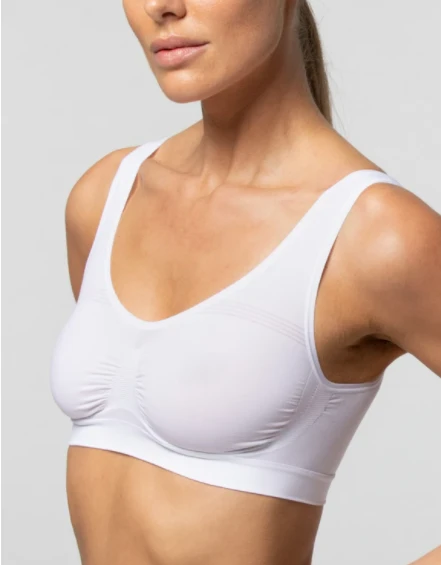 Brassiere Spalla Larga Microfibra Seamless Pompea 3 Brassiere Spalla Larga Microfibra Seamless Pompea