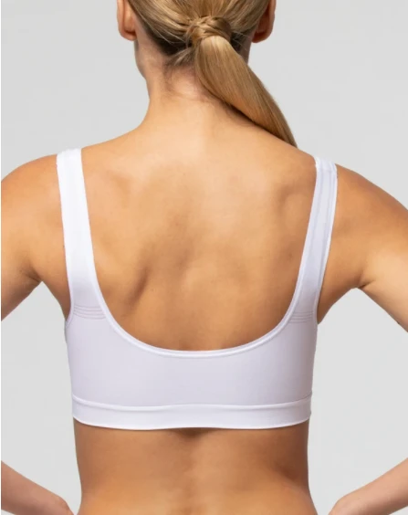 Brassiere Spalla Larga Microfibra Seamless Pompea 4 Brassiere Spalla Larga Microfibra Seamless Pompea - immagine 2