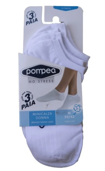 Calzino Minicalza Unisex Pompea 3 Calzino Minicalza Unisex Pompea