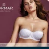 Reggiseno Balconcino Imbottito Fascia Pizzo Coppa C Lormar Frizzante -INTIMO OUTLET Saldi fasciaf