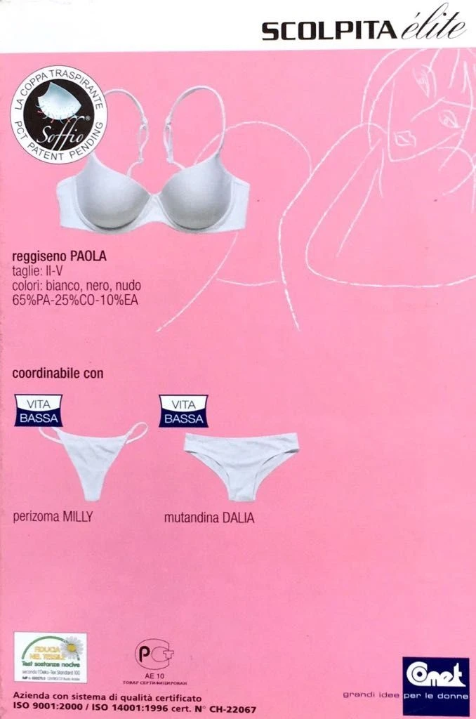 Reggiseno Balconcino Comet Art.Paola Fine Serie 4 Reggiseno Balconcino Comet Art.Paola Fine Serie - immagine 2