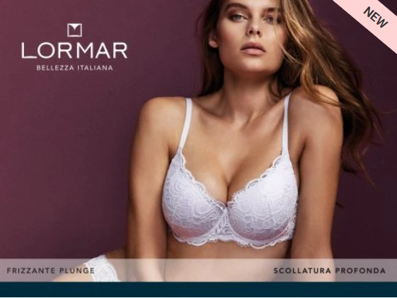 Reggiseno Push-Up Pizzo Coppa C Lormar Plug Frizzante 3 Reggiseno Push-Up Pizzo Coppa C Lormar Plug Frizzante