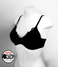 Reggiseno Triangolo Imbottito Pizzo Senza Ferro Diva By Prive'