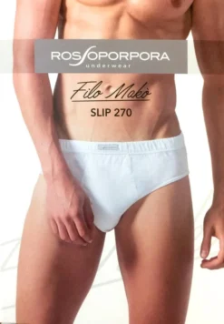 Slip Uomo Cotone 100% Filo Mako' Rossoporpora Art.270