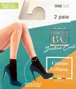 Calzino Donna Trasparente BC Lollipop